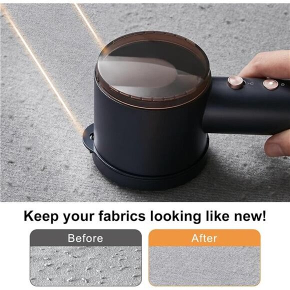 Fabric Shaver Rechargeable Lint Remover, Electric Lint Shaver with 3-Blades - Picture 3 of 7